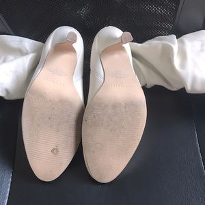 Colin Stuart Genuine Leather Ivory Boots